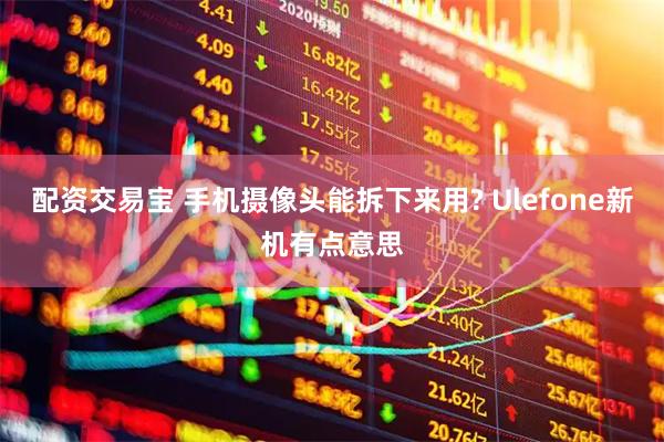 配资交易宝 手机摄像头能拆下来用? Ulefone新机有点意思